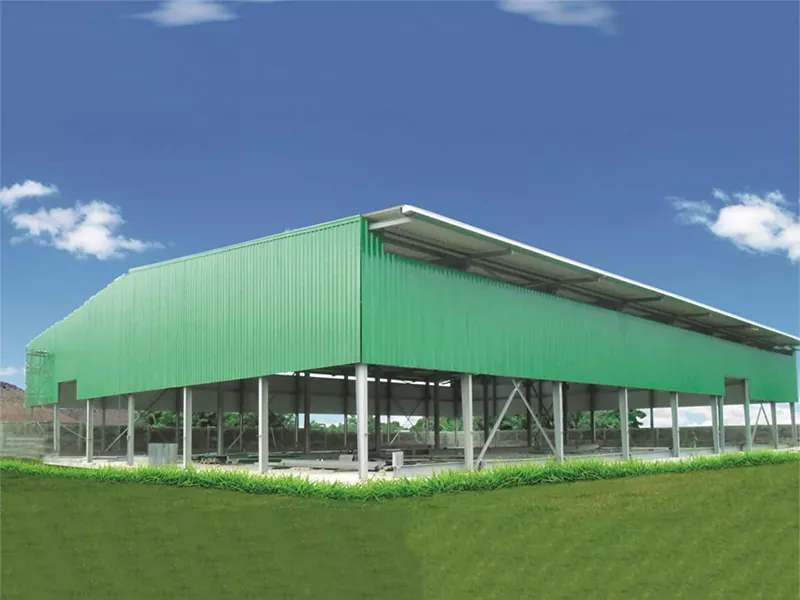 Miljeufreonlik Prefab Metal Warehouse Building