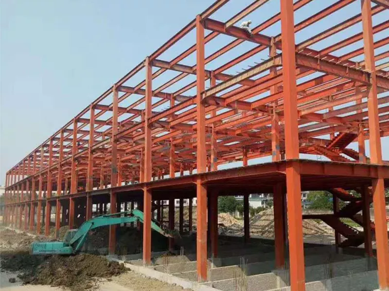 Miljeufreonlik Steel Frame Warehouse Construction